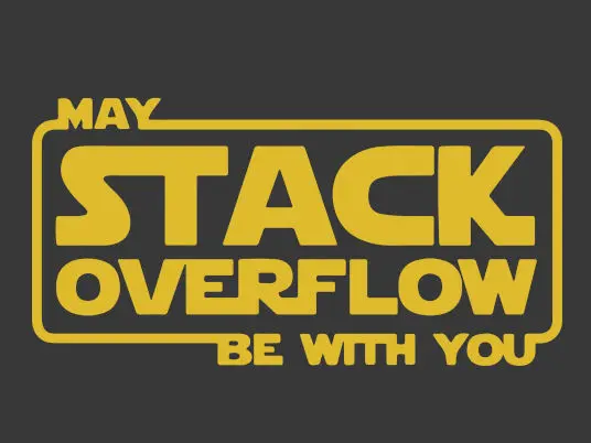 May Stackoverflow Be With You